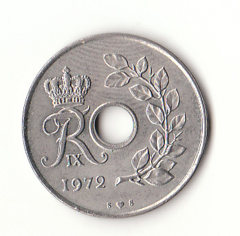  25 Ore Dänemark 1972 ( G801)   