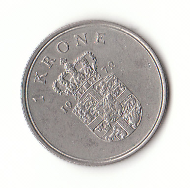  1 Krone Dänemark 1972 (G817)   