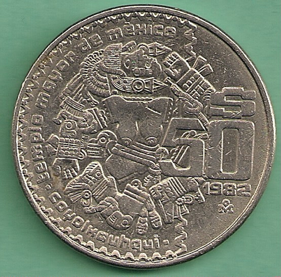  Mexiko 50 Pesos 1982   