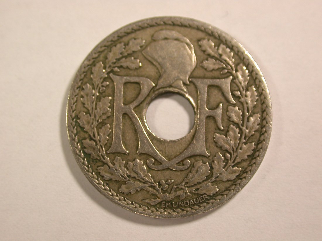  14004 Frankreich 25 Centimes von 1932 in ss-vz Orginalbilder   