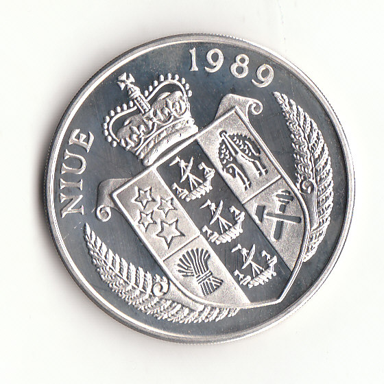  50 Dollar Niue 1989 Steffi Graf 925 Silber  (L11)   