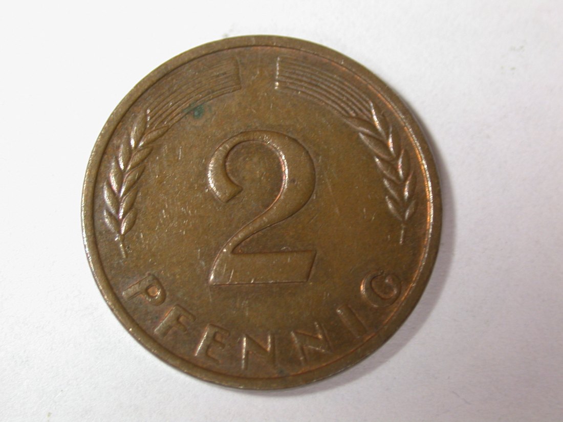  14110 BRD  2 Pfennig 1965 J  Fehlprägung ??!! Orginalbilder   