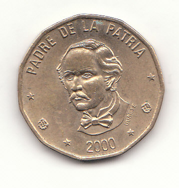  1 Peso Dominikanische Republik 2000 (G545)   