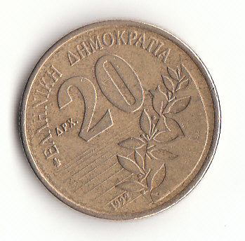  20 Drachmai  Griechenland 1992 (G935)   