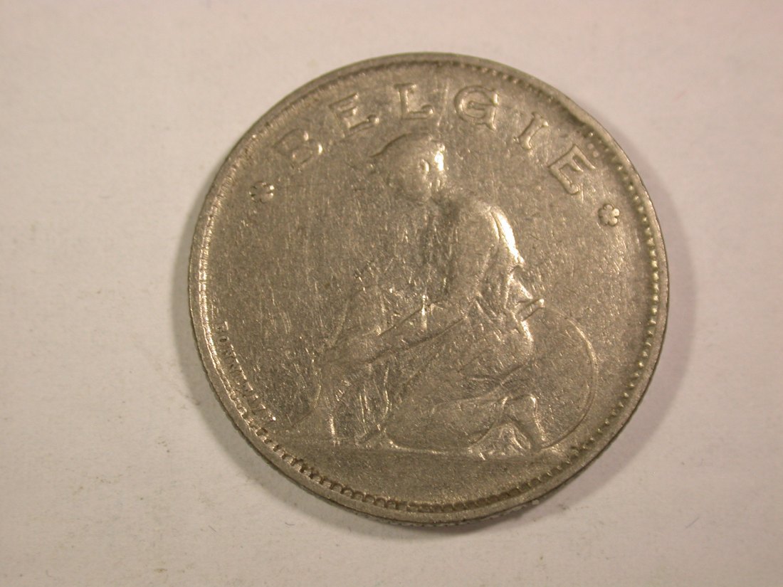  14112 Belgien 1 Franc 1923 in ss+  Orginalbilder   