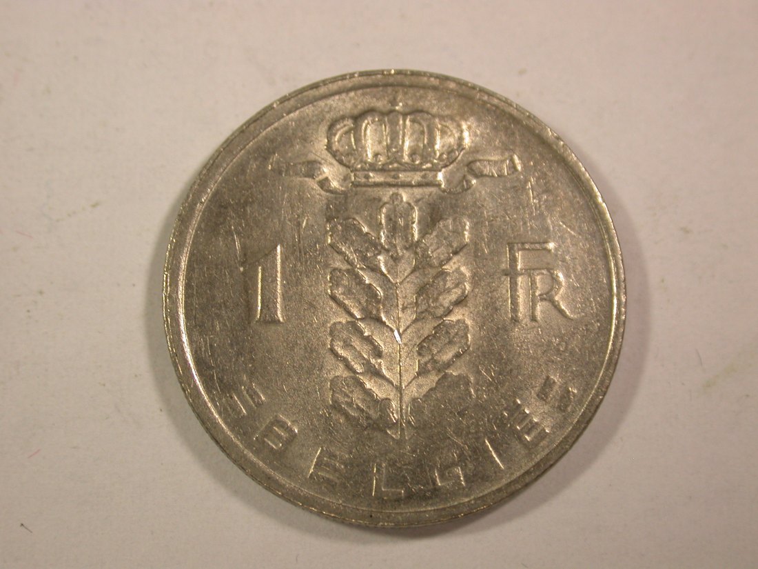  14112 Belgien 1 Franc 1979 in vz-st  Orginalbilder   