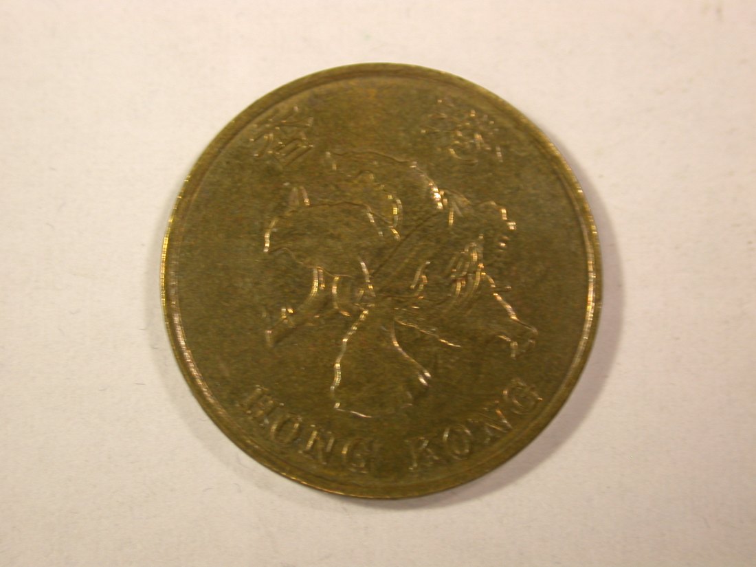  14112 Hong Kong  10 Cents 1997 in vz-st Orginalbilder   