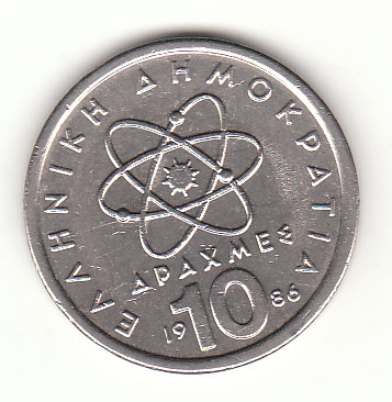  10 Drachmai Griechenland 1986 (G946)   