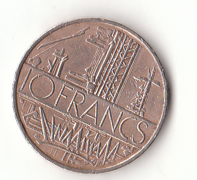  10 francs Frankreich 1976 (G956)   