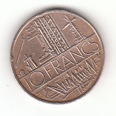 10 francs Frankreich 1979 (G961)