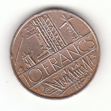  10 francs Frankreich 1979 (G961)   