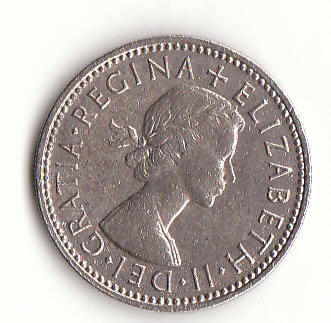  1 Shilling  Großbritannien 1960 (G965)   