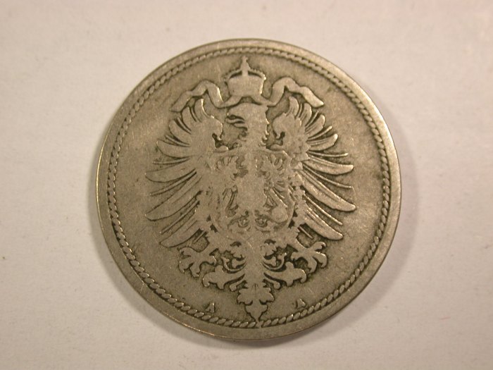  14301 KR 10 Pfennig 1876 A in schön+ Orginalbilder   