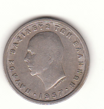  2 Drachmai Griechenland 1957 (G969)   