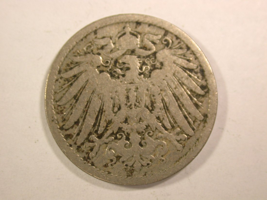  14301 KR 10 Pfennig 1893 J in ss Orginalbilder   