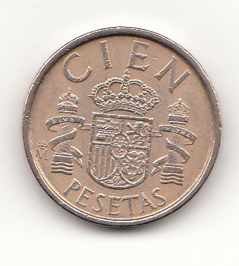  100 Pesetas Spanien 1990 (G986)   