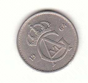 25 Öre Schweden 1964 (G993)