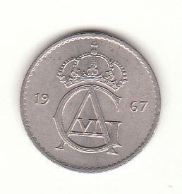  25 Öre Schweden 1967 (G994)   