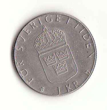  1 Kronar Schweden 1989 (G999)   