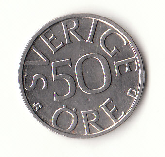  50 Öre Schweden 1990 (G1000)   