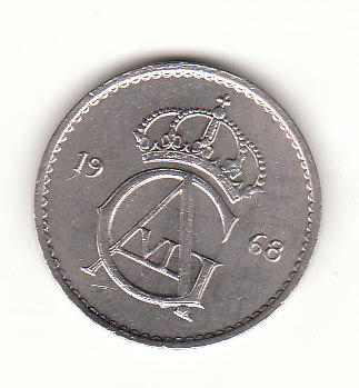  50 Öre Schweden 1968 (G588)   