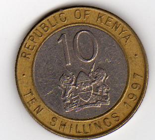  Kenia 10 Shillings 1997   