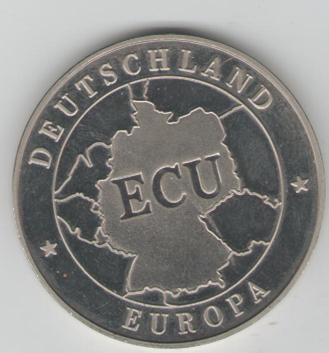  Medaille Deutschland ECU 1992(k285)   