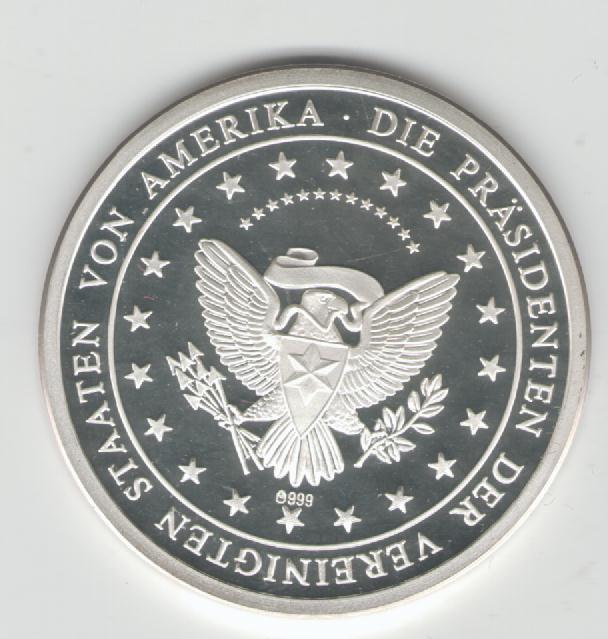  Medaille auf J.Carter(Silber)(k303)   