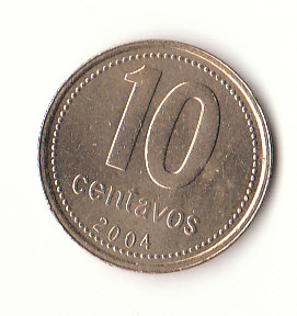  10 Centavos Argentinien 2004 (H025)   