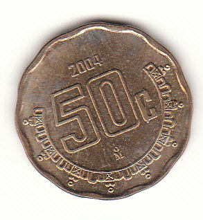  50 Centavos Mexiko 2005 (H032)   