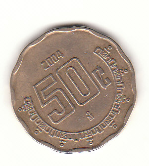  50 Centavos Mexiko 2004 (H035)   