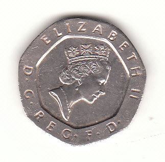  20 Pence Großbritannien 1993 (H053)   