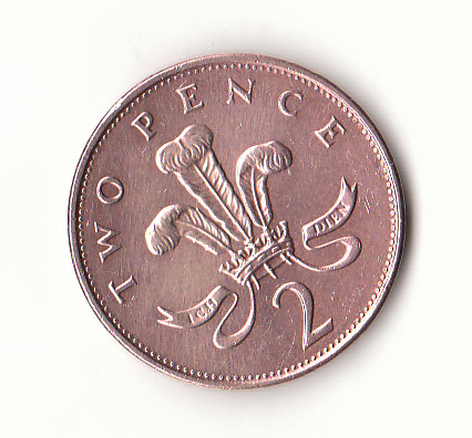  Großbritannien 2 Pence 1993 (H055)   