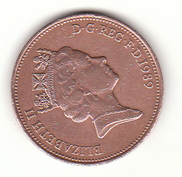  Großbritannien 2 Pence 1989 (H056)   