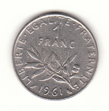 1 Francs Frankreich 1961 (H073)