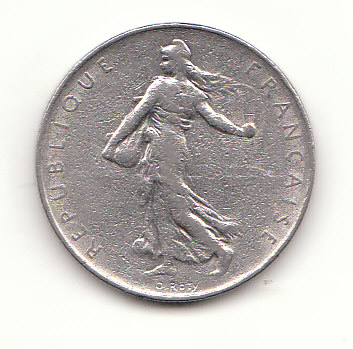  1 Francs Frankreich 1968 (H074)   
