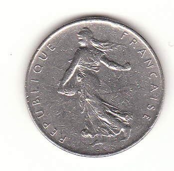  1 Francs Frankreich 1972 (H075)   