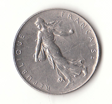  1 Francs Frankreich 1974 (H077)   