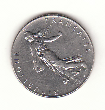  1 Francs Frankreich 1977 (H079)   