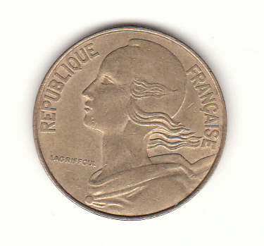  20 Centimes Frankreich 1984 (H088)   