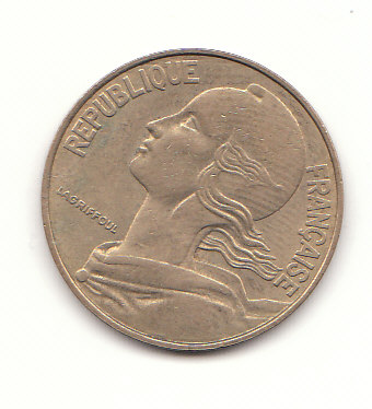  20 Centimes Frankreich 1985 (H091)   