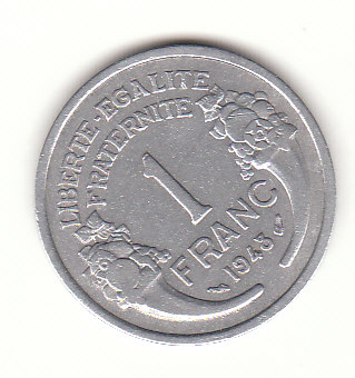 1 Francs Frankreich 1948 (H097)