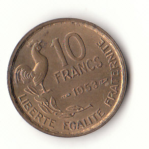  10 Fancs Frankreich 1953  (H100)   