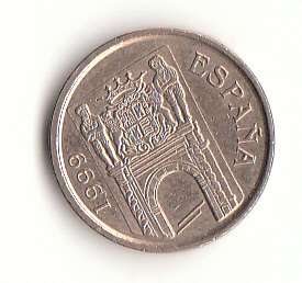  5 Pesetas Spanien 1999 (H112)   