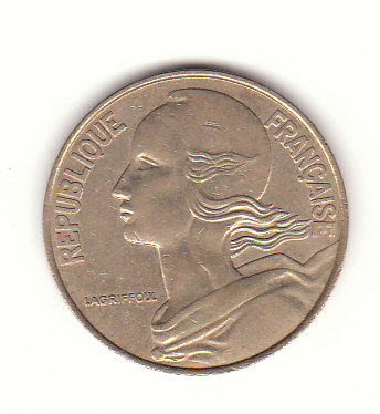  20 Centimes Frankreich 1988 (H120)   