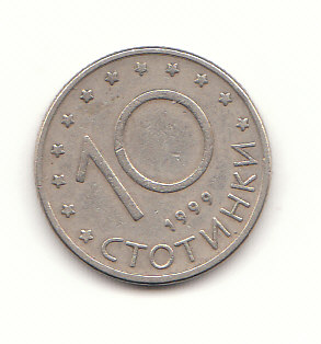  10 Stotinki Bulgarien 1999  (H150)   