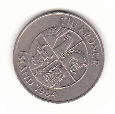  10 Kronur Island 1984 (H159)   