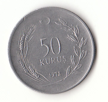 50 Kurus Türkei 1972 (H171)
