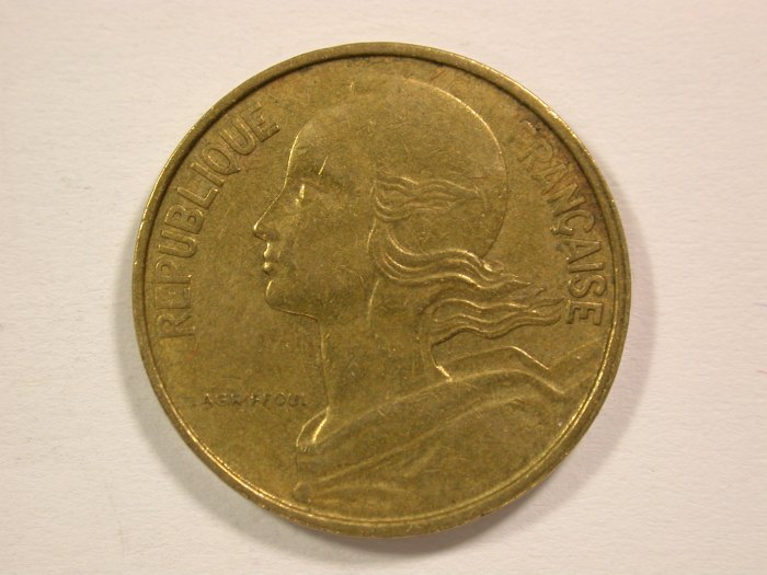  14008 Frankreich 10 Centimes von 1969 in vz Orginalbilder   
