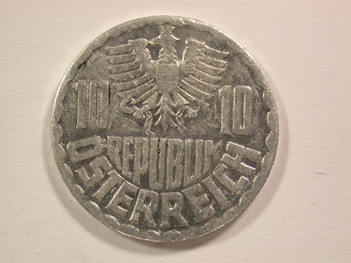  14008 Österreich 10 Groschen 1978 in vz Orginalbilder   